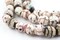 The Bead Chest Antique Venetian Medicine Man Trade Beads Double Strand 11mm Ethiopia African Multicolor Round Glass Large Hole 40 Inch Strand